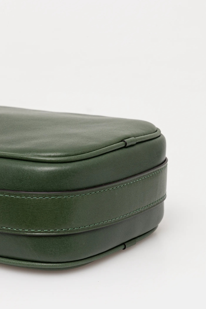 Coach borseta de piele verde CW461