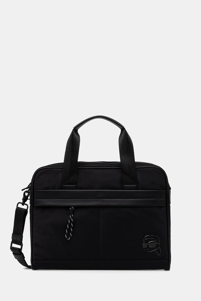 Karl Lagerfeld geantă K/IKON 41 x 35 x 7 cm uni negru A3M30166