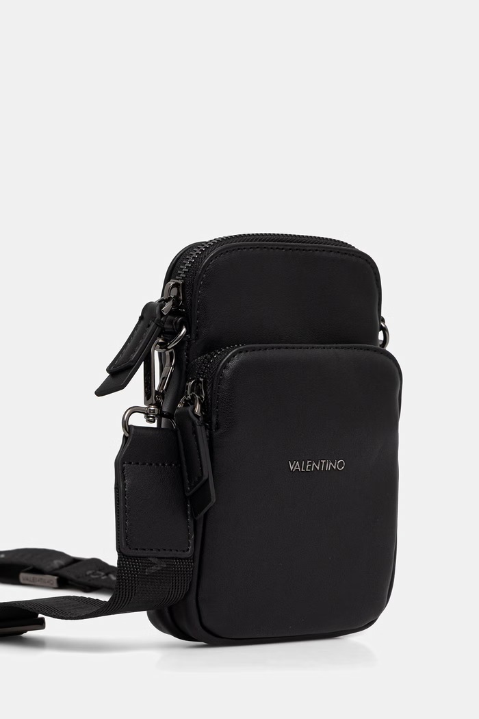 Valentino Bags saszetka męska z imitacji skóry HORIZON VBS8UT07 czarny AA00
