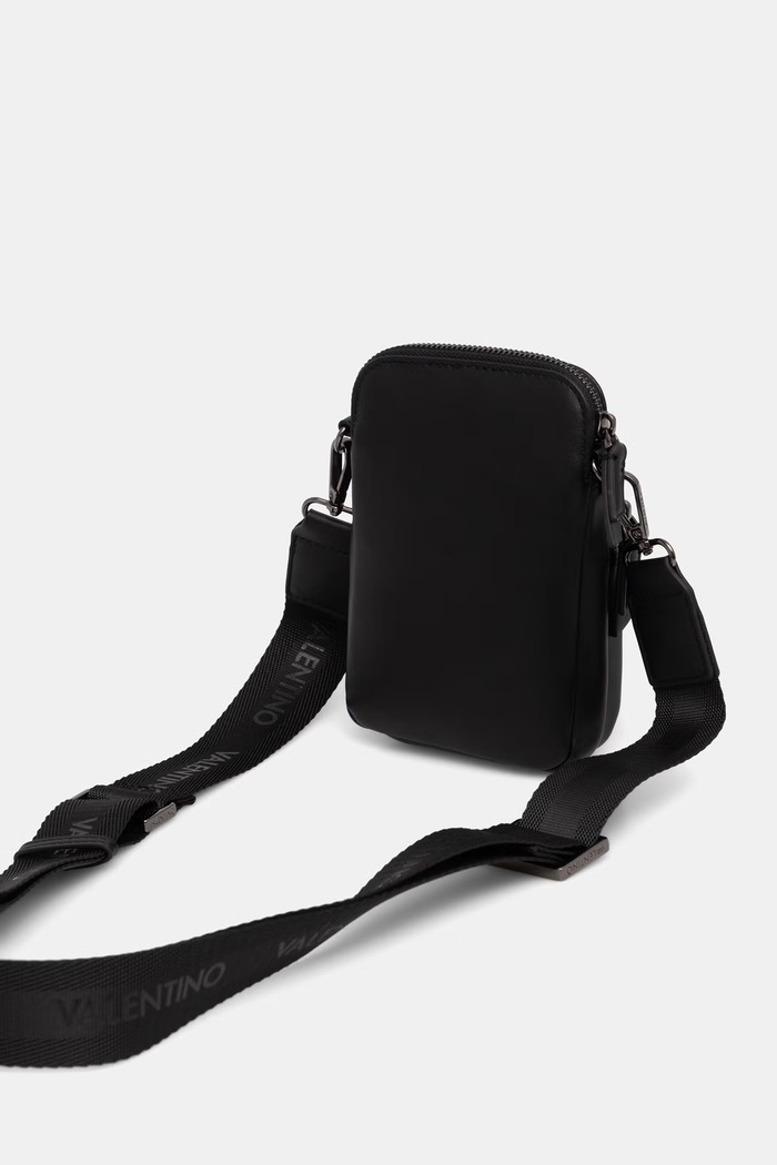 Akcesoria Valentino Bags saszetka męska z imitacji skóry HORIZON VBS8UT07 czarny
