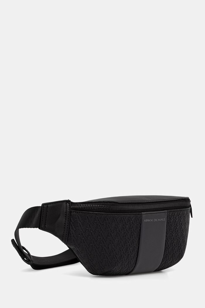 Armani Exchange torba oko struka za muškarce XM003599.AF26691.NOS crna AA00