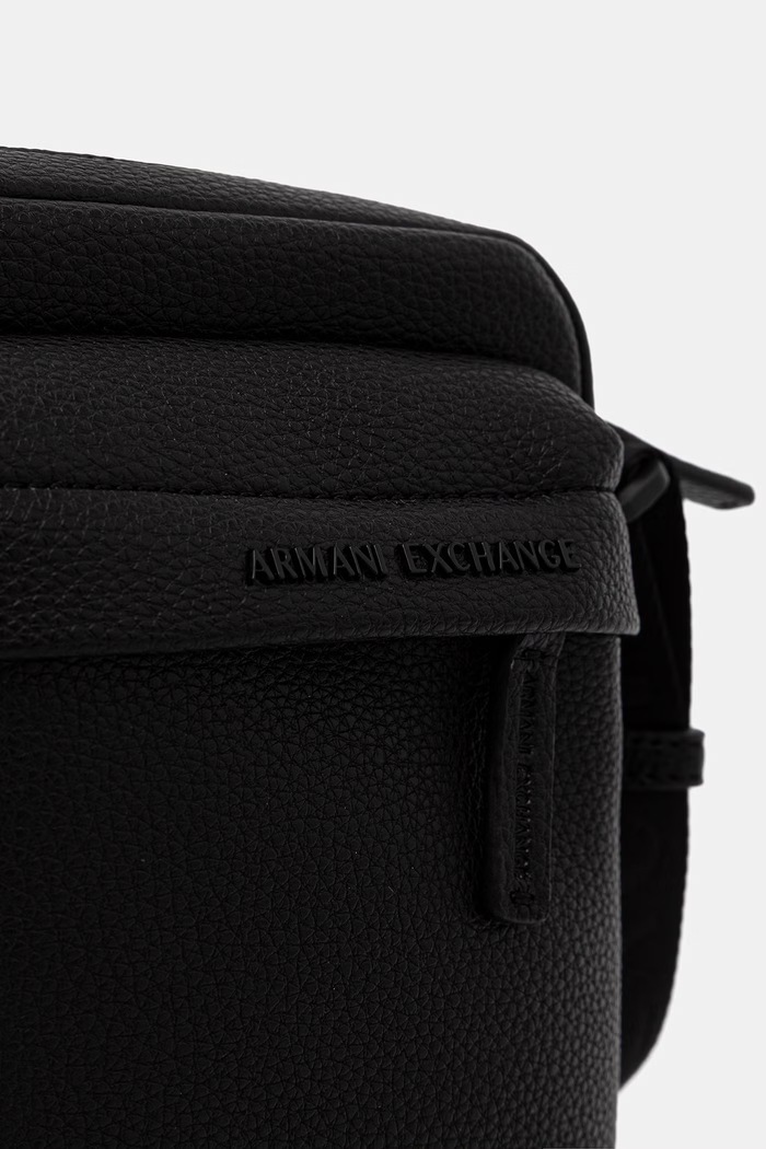 Armani Exchange чанта през рамо мъжка от имитация на кожа черен XM003597.AF26651.NOS