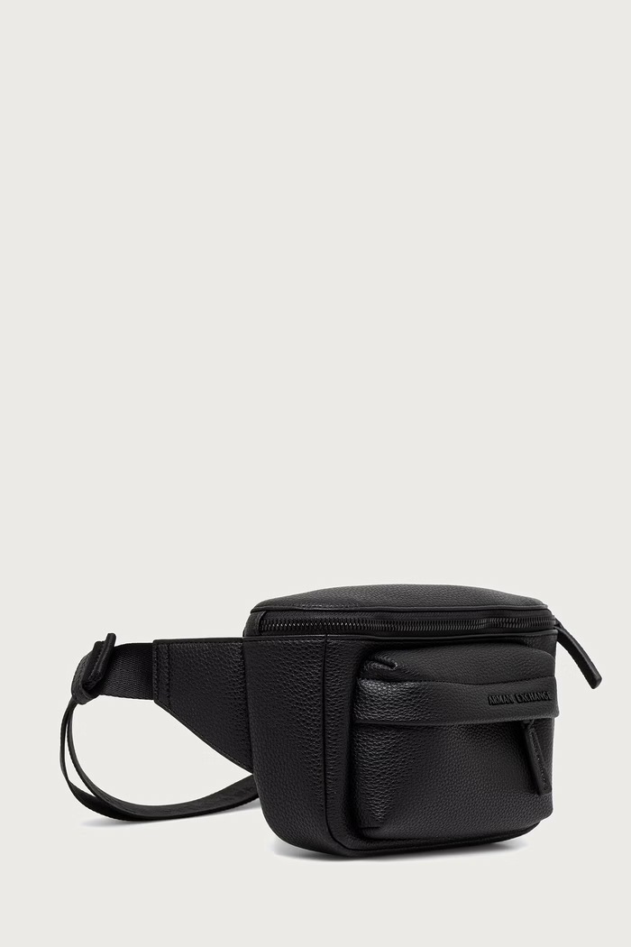 Armani Exchange Сумка на пояс для мужчин из искусственной кожи XM003143.AF26651.NOS чёрный AA00