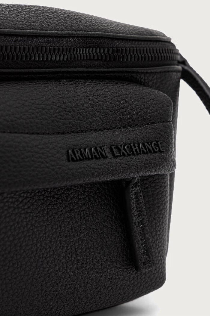 Сумка на пояс для мужчин из искусственной кожи Armani Exchange XM003143.AF26651.NOS чёрный