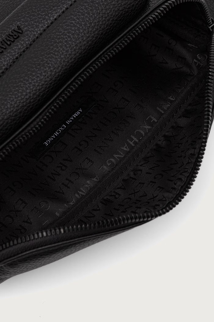 Сумка на пояс для мужчин из искусственной кожи Armani Exchange чёрный XM003143.AF26651.NOS