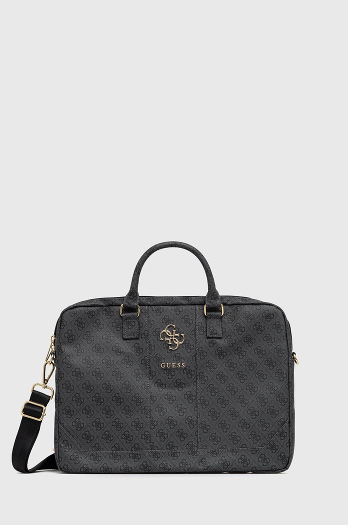 Чанта за лаптоп Guess побира А4 сив GUCB15G4GFGR