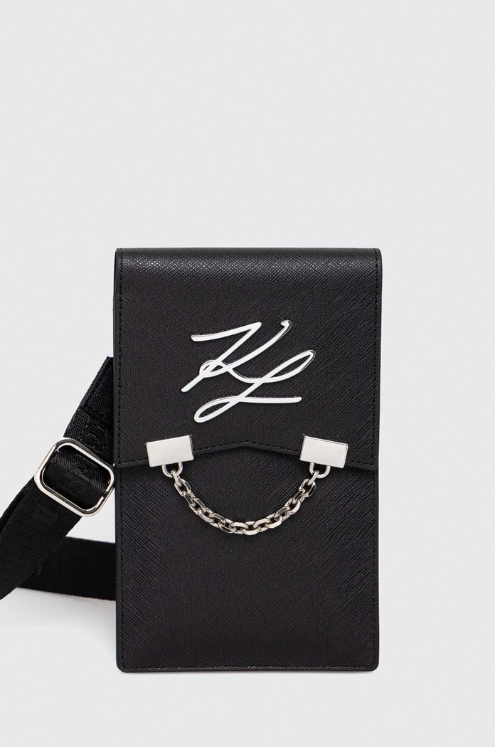 Karl Lagerfeld pokrowiec na telefon na telefon czarny KLWBSAKLCK