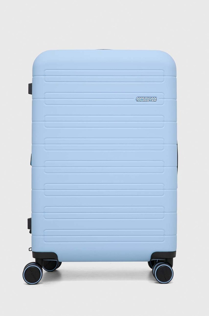 Kofer American Tourister bez uzorka plava 139276.8365