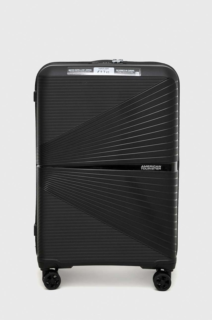 American Tourister walizka 58-65x40x24 cm mieści A4 czarny 128187.0581