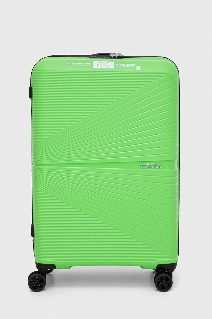 American Tourister walizka 67x40x24 cm mieści A4 zielony 128187.4684