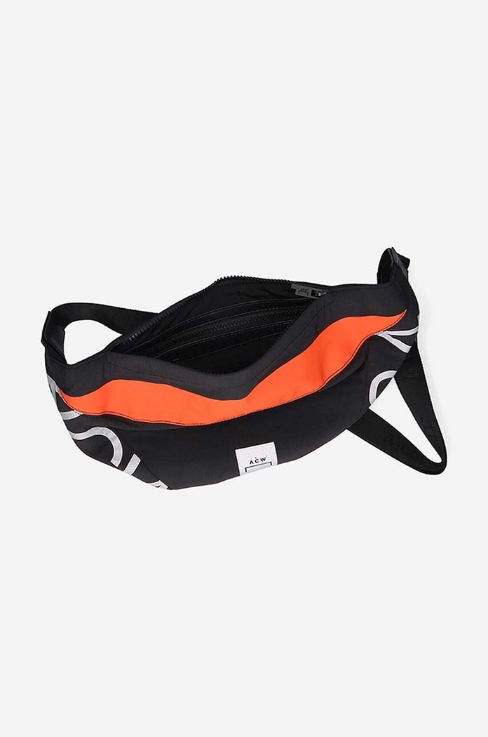 A-COLD-WALL* waist pack Stria Tech Waistbag black ACWUG084.