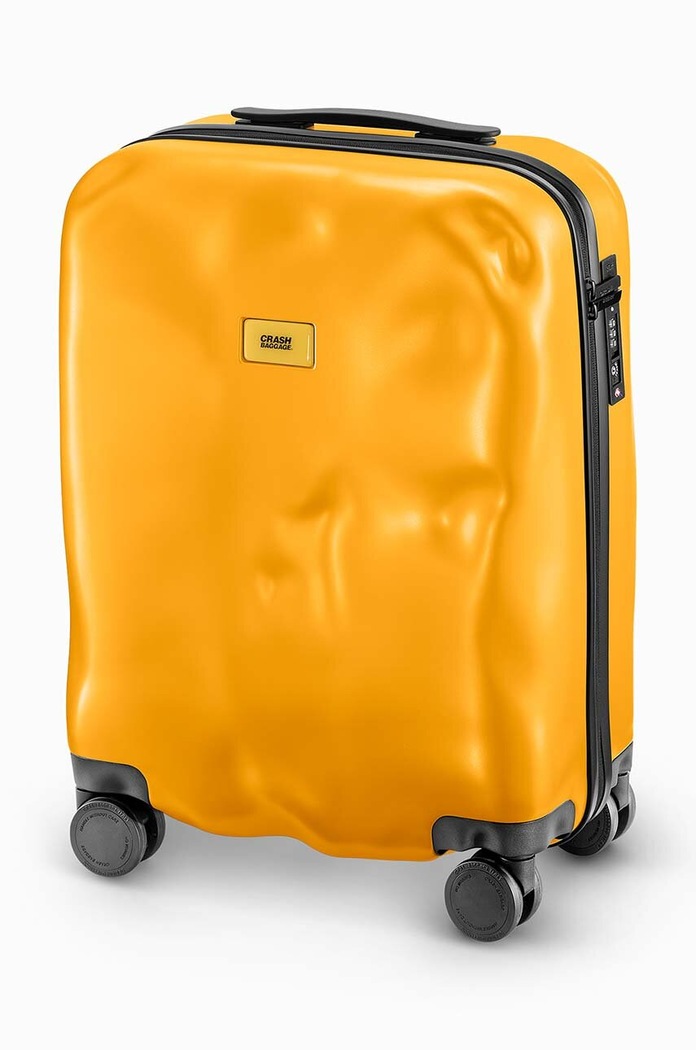 Чемодан Crash Baggage ICON Small Size 55x40x22 см CB161 жёлтый AA00