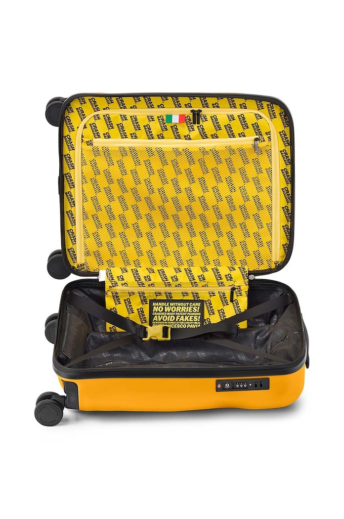 Чемодан Crash Baggage ICON Small Size 55x40x22 см жёлтый CB161