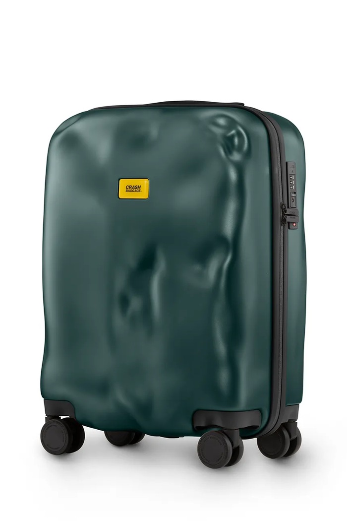 Crash Baggage Walizka twarda ICON Small size 55x40x22 cm CB161 zielony AA00