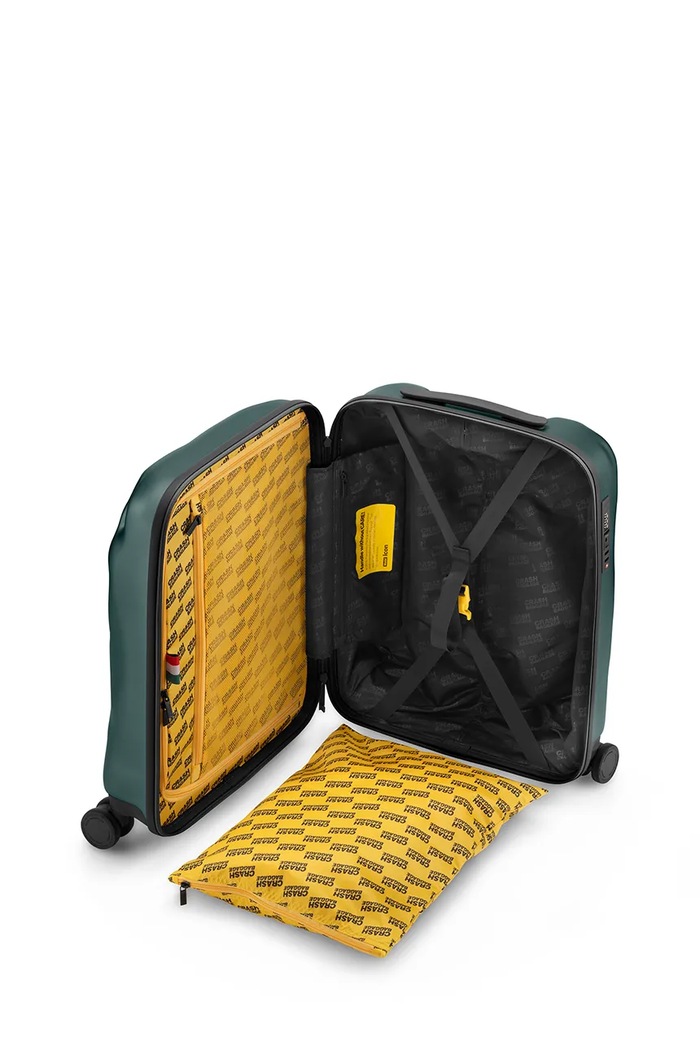Walizka twarda ICON Small size 55x40x22 cm Crash Baggage CB161 zielony