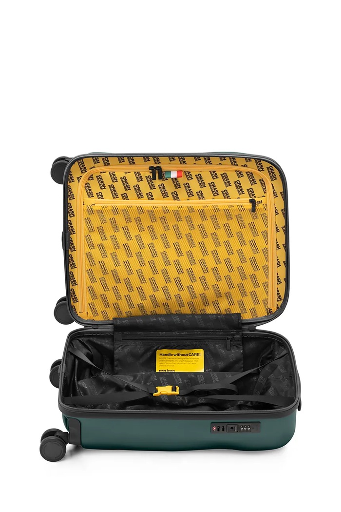 Walizka twarda ICON Small size 55x40x22 cm Crash Baggage zielony CB161