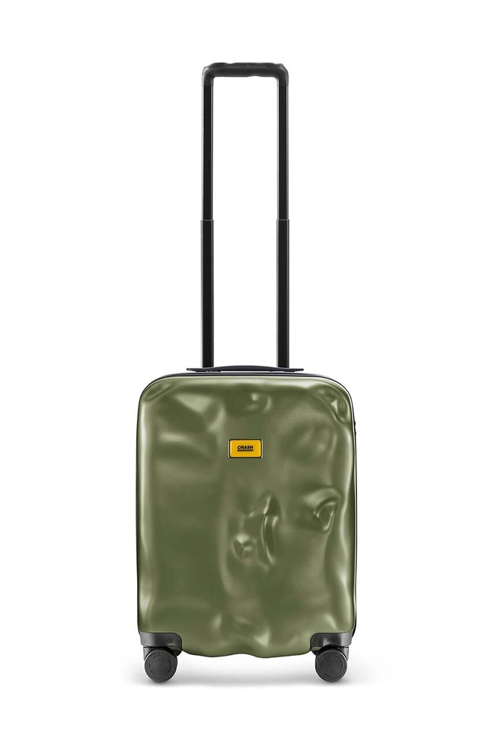 Чемодан Crash Baggage ICON Small Size 55x40x22 см синтетический зелёный CB161