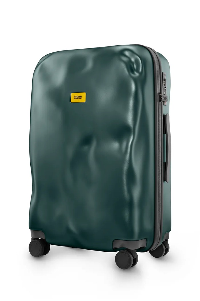 Crash Baggage Walizka twarda ICON Medium size 68x45x26 cm CB162 zielony AA00