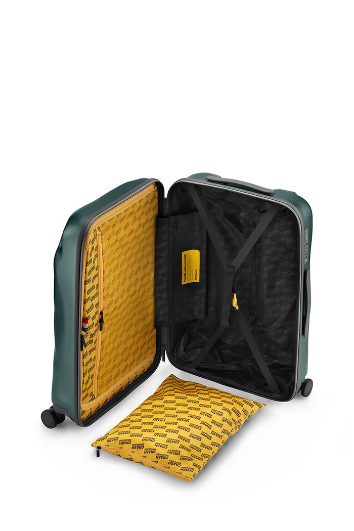 Walizka twarda ICON Medium size 68x45x26 cm Crash Baggage CB162 zielony