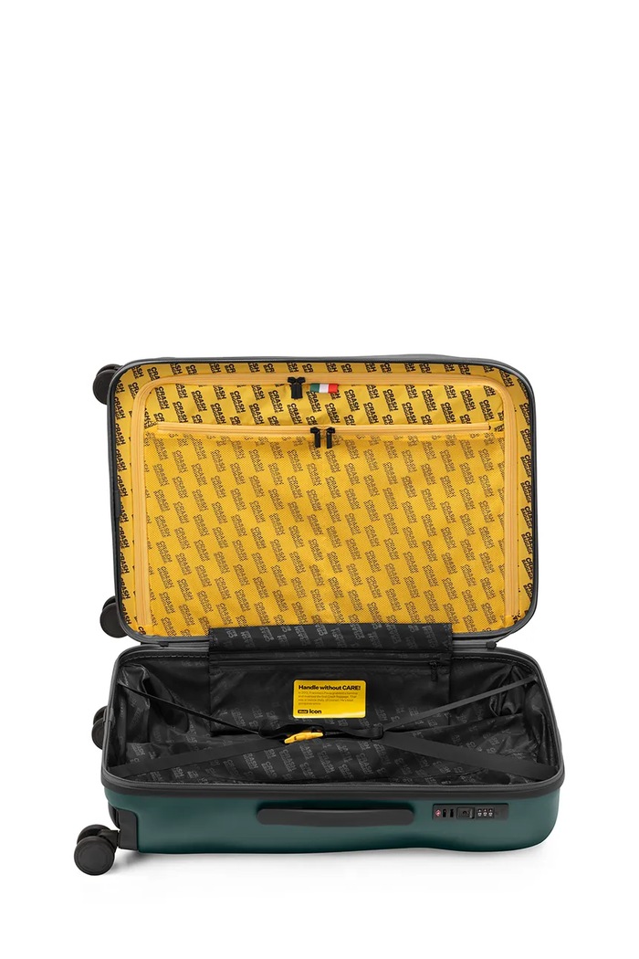 Walizka twarda ICON Medium size 68x45x26 cm Crash Baggage zielony CB162