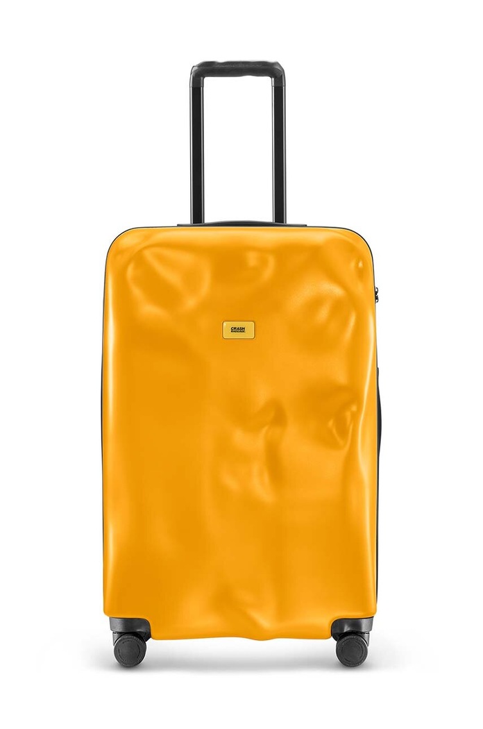 Kufr Crash Baggage ICON Large size 79x50x30 cm hladký žlutá CB163