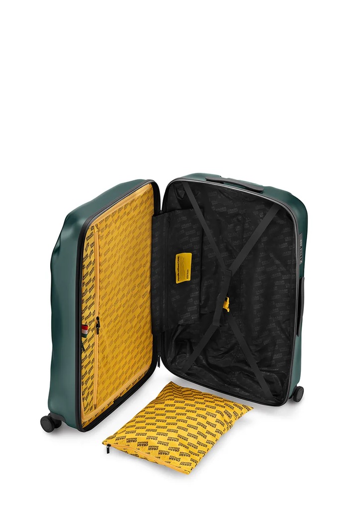Walizka twarda ICON Large size 79x50x30 cm Crash Baggage CB163 zielony