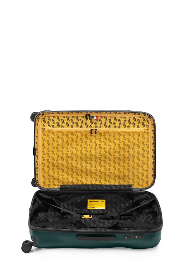 Walizka twarda ICON Large size 79x50x30 cm Crash Baggage zielony CB163