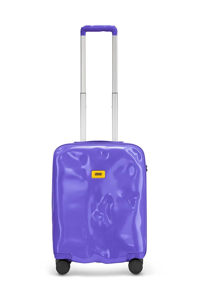 Crash Baggage walizka kabinowa TONE ON TONE Small size 55x40x22 cm mieści A4 fioletowy CB191