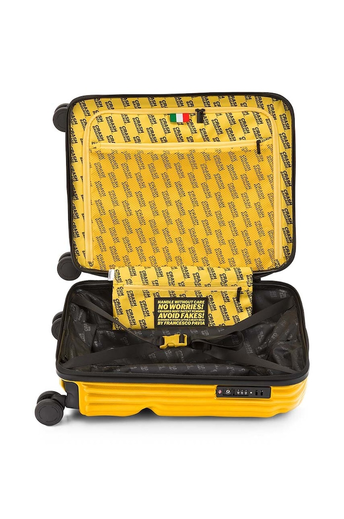 Валіза Crash Baggage STRIPE 55x36x20 см жовтий CB151