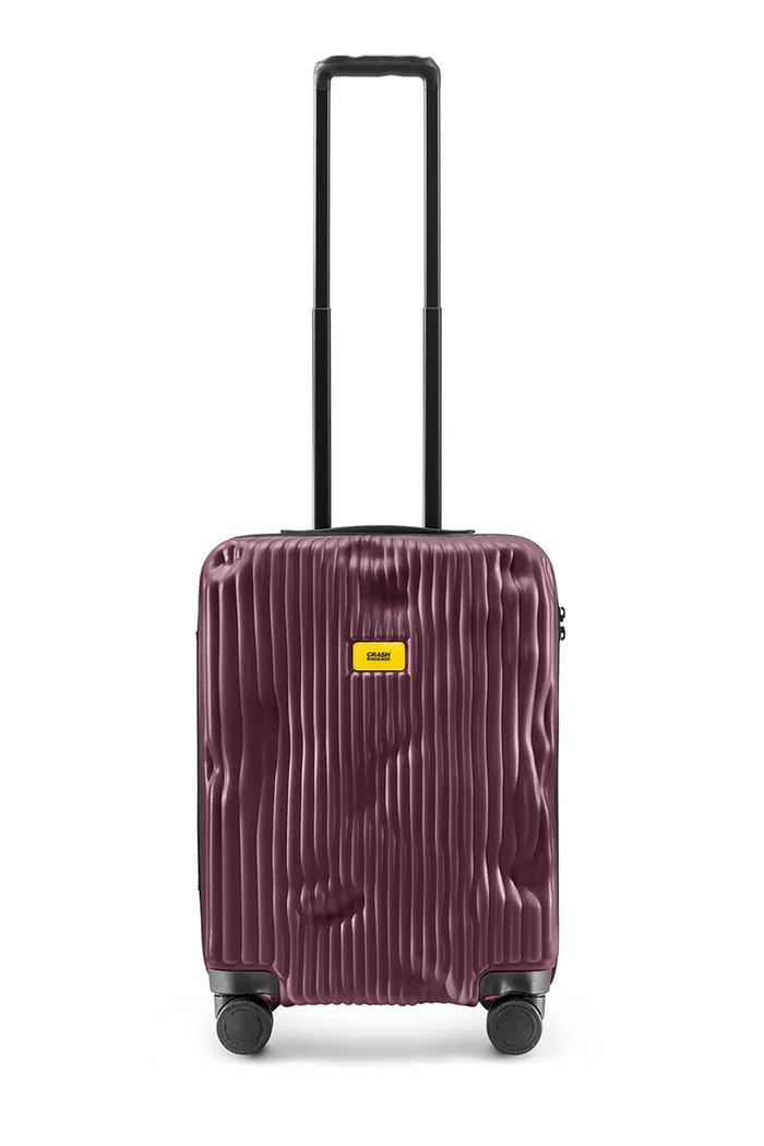 Crash Baggage Walizka twarda STRIPE Small size 55x40x22 cm bordowy CB151