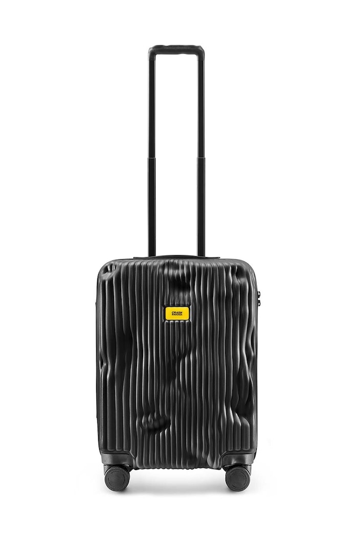 Kufr Crash Baggage STRIPE Small Size 55x40x22 cm hladký černá CB151