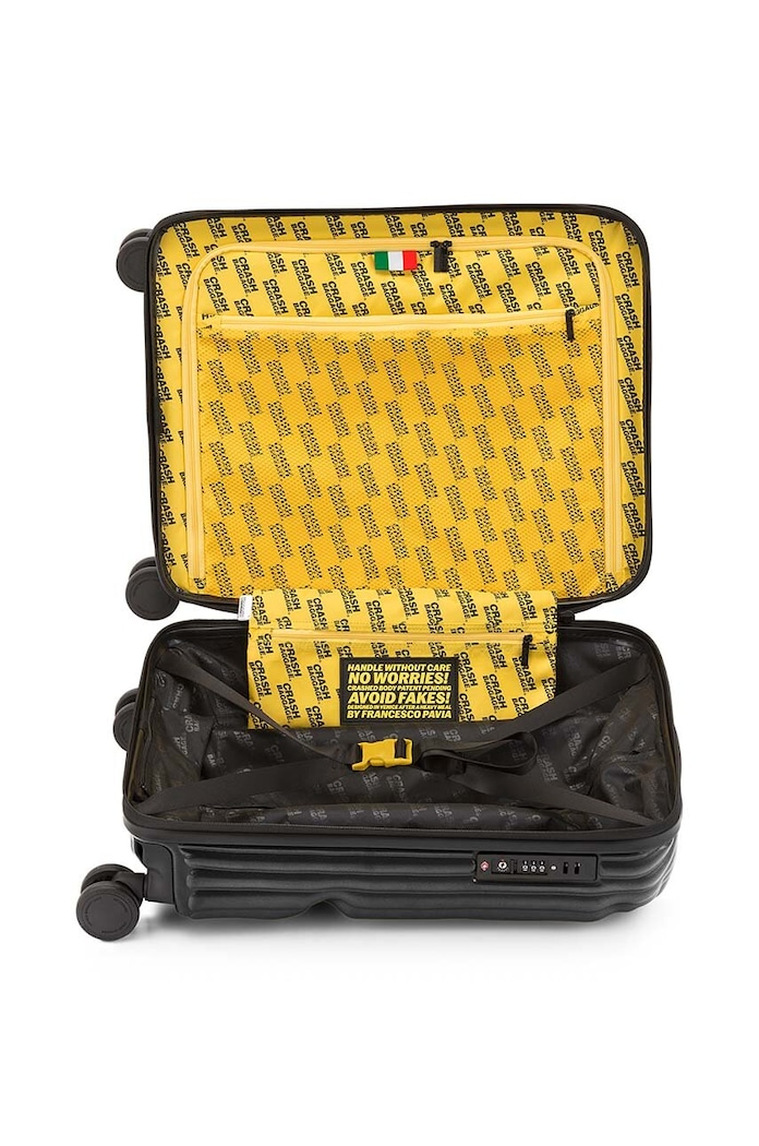 Kufr Crash Baggage STRIPE Small Size 55x40x22 cm černá CB151