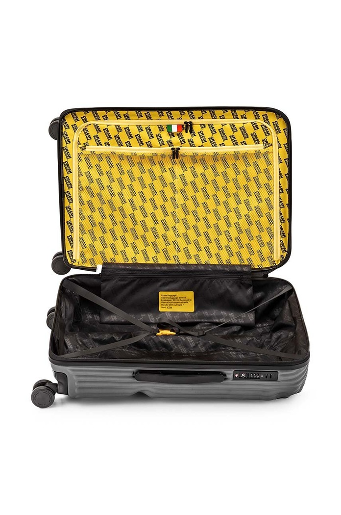 Kufr Crash Baggage STRIPE Medium Size 68x45x26 cm šedá CB152