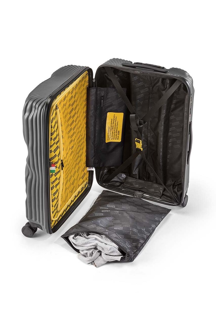 Kufr Crash Baggage STRIPE Medium Size 68x45x26 cm CB152 šedá