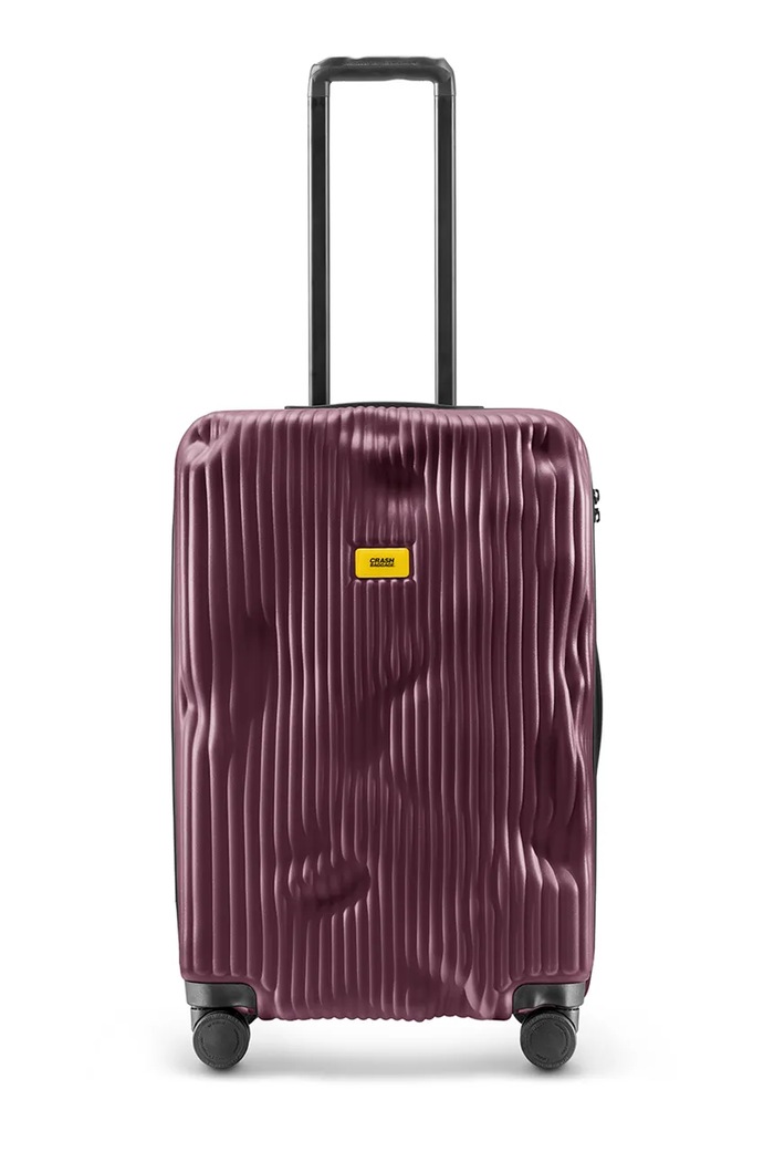Crash Baggage Walizka twarda STRIPE Medium size 68x45x26 cm bordowy CB152