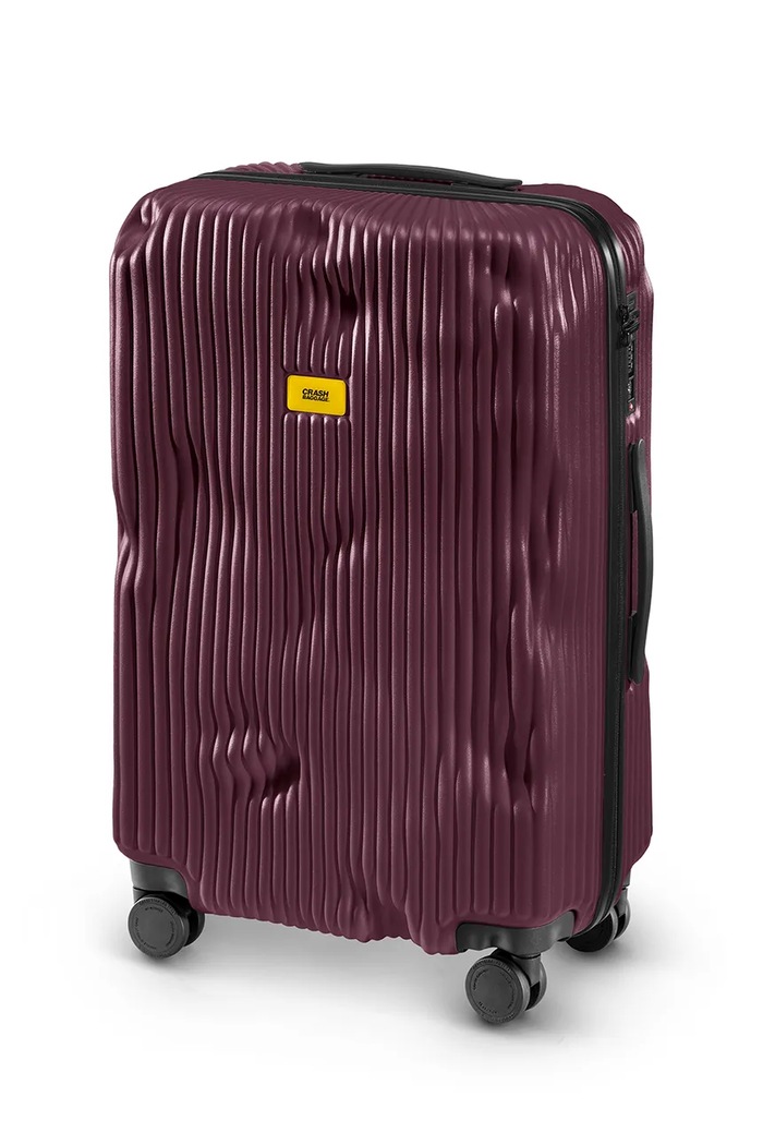 Crash Baggage Walizka twarda STRIPE Medium size 68x45x26 cm CB152 bordowy AA00