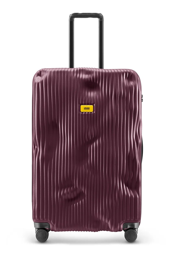 Crash Baggage Walizka twarda STRIPE Large size 79x50x30 cm bordowy CB153