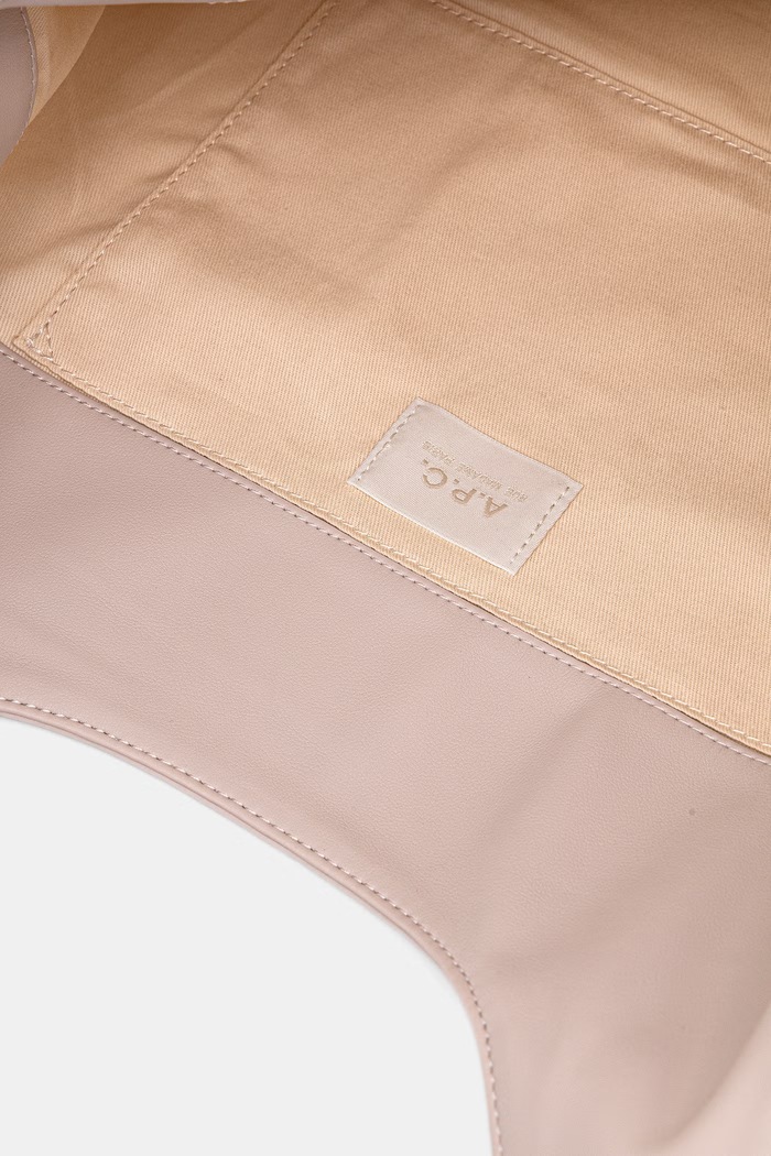 A.P.C. сумка из искусственной кожи tote ninon PUAAT.M61565 бежевый