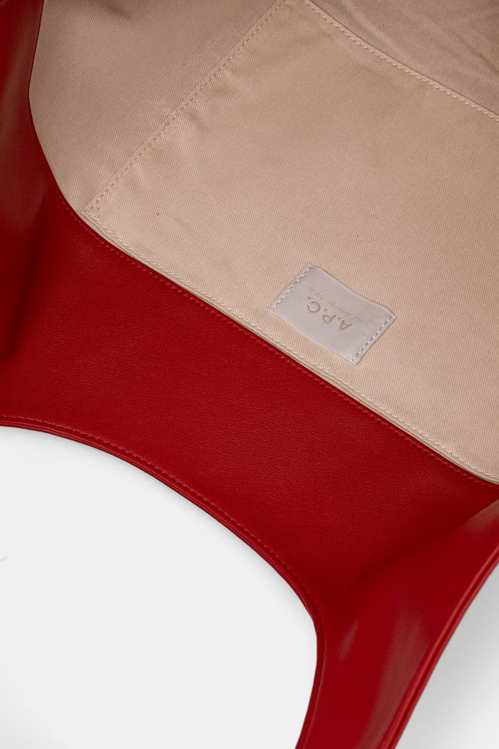 A.P.C. сумка из искусственной кожи tote ninon PUAAT.M61565 красный