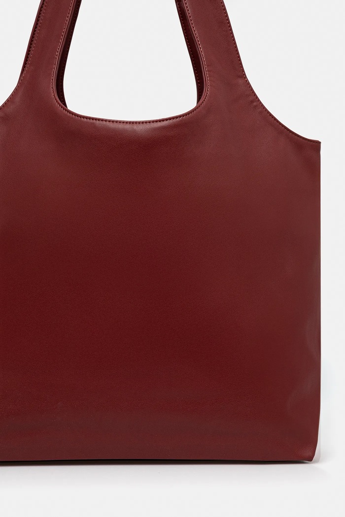 Accessories A.P.C. tote ninon bag imitation leather PUAAT.M61565 maroon