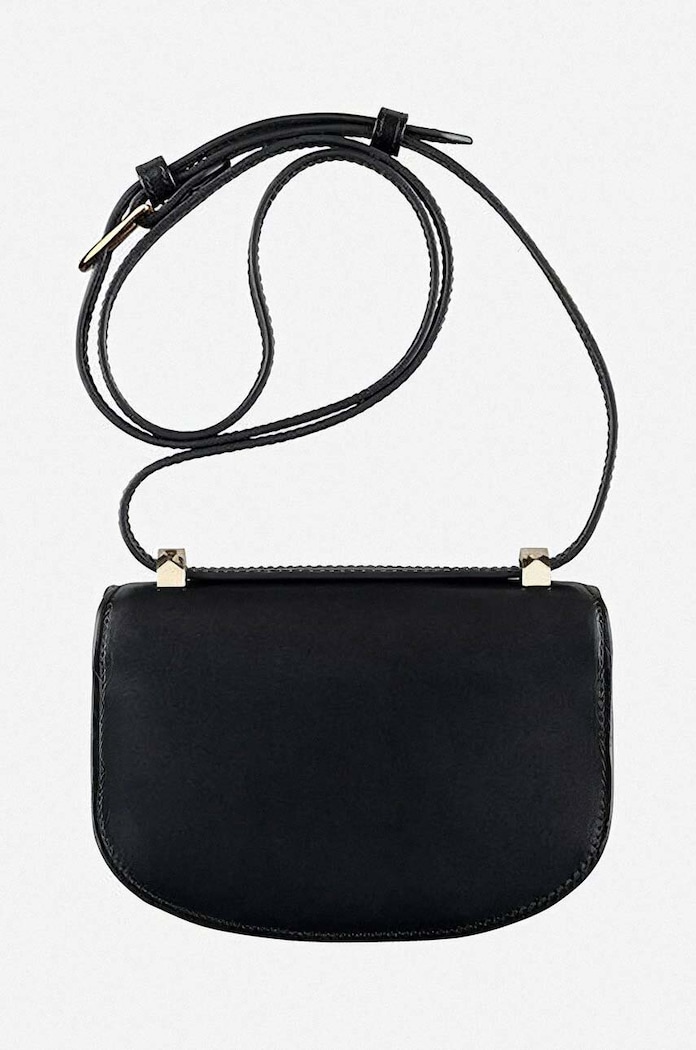 A.P.C. leather handbag Geneve Mini PXAWV.F61415 black AA00