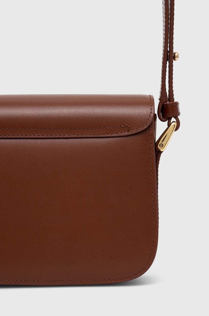 Accesorii A.P.C. poșetă de piele A.P.C. Sac Grace Mini PXBMW.F61515 maro