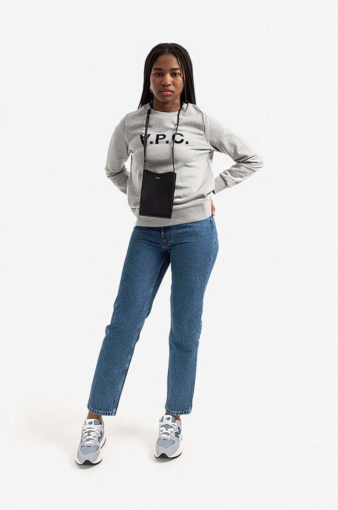 A.P.C. saszetka skórzana PXBMW.H63043 czarny AA00