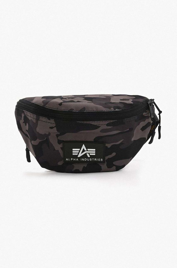 Alpha Industries waist pack textile gray 198912.125