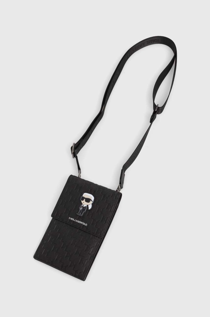 Karl Lagerfeld carcasa de telefon KLWBSAKHPKK negru AA00