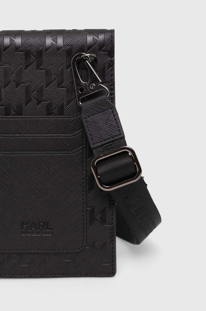 Karl Lagerfeld carcasa de telefon negru KLWBSAKHPKK
