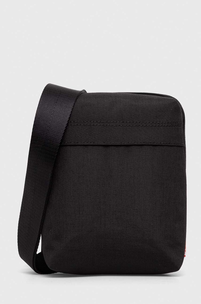 Чанта през рамо Diesel D-BSC CROSSBODY BAG изчистен черен X09865.P6336