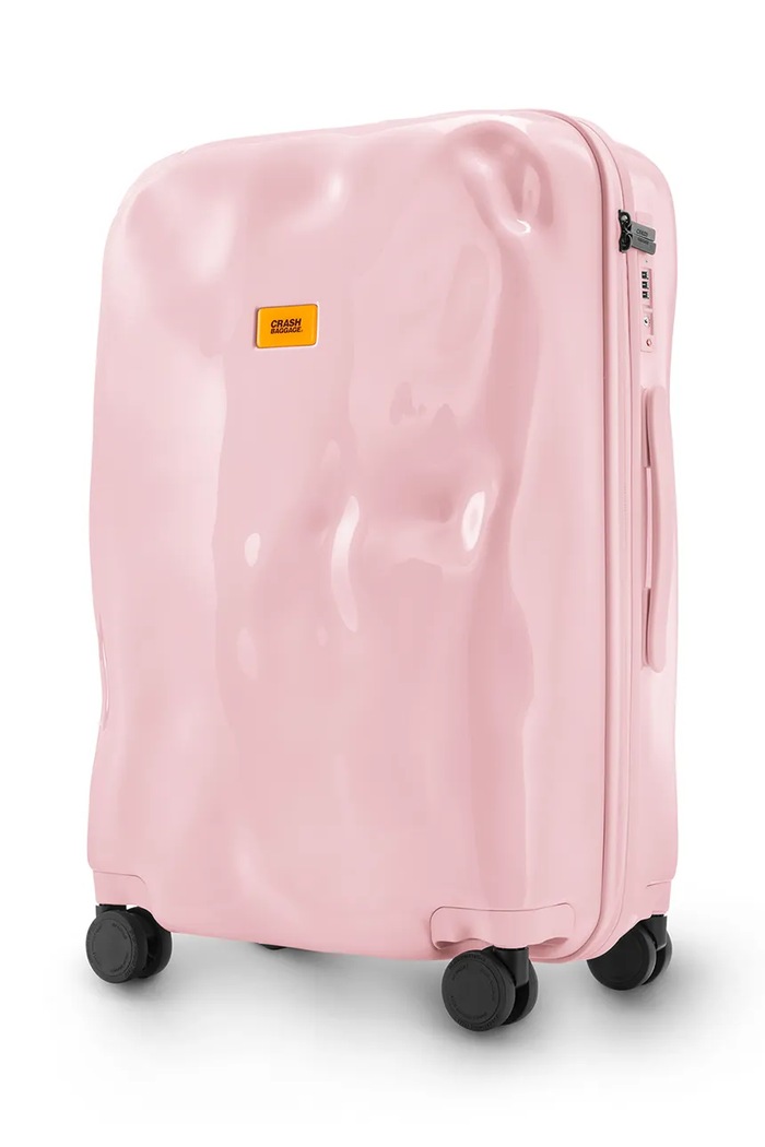 Doplnky Crash Baggage kufor TONE ON TONE Medium size 68x45x26 cm CB192 ružová