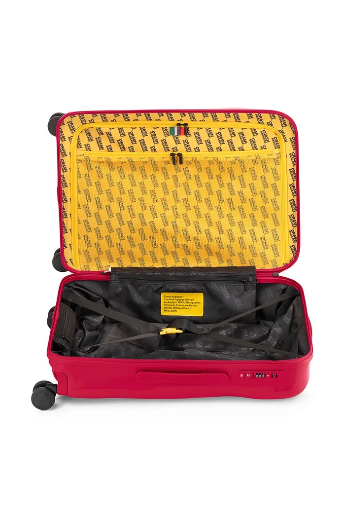 Crash Baggage valiză TONE ON TONE Medium size 68x45x26 cm CB192 rosu