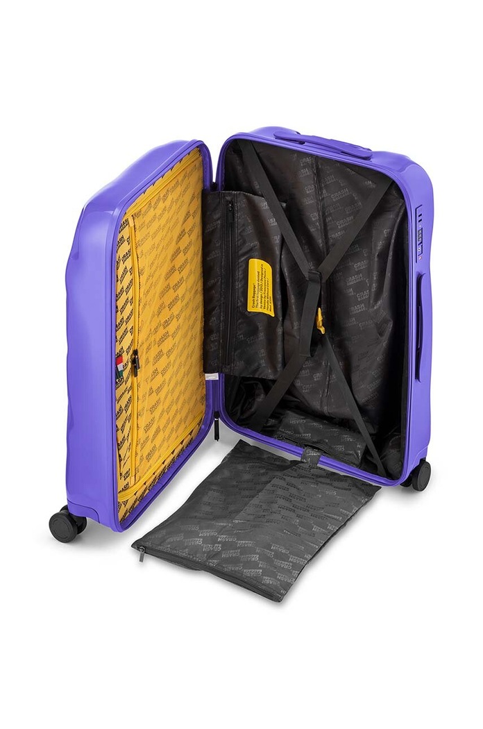Crash Baggage walizka TONE ON TONE Medium size 68x45x26 cm CB192 fioletowy